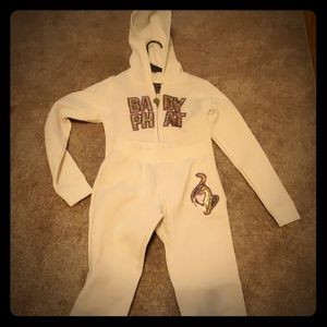 Girls Baby Phat sweat suit